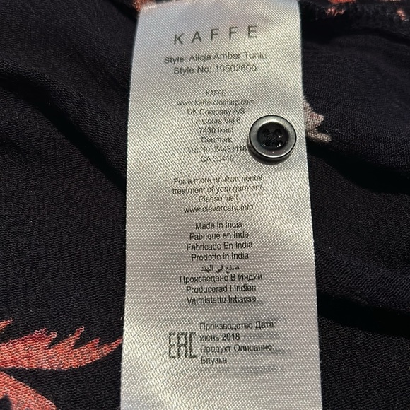 Ladies Alicja Amber Tunic by Kaffe size L/XL (European 40) - Picture 4 of 9